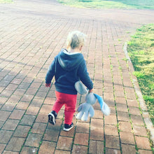 Load image into Gallery viewer, Lily 'n Jack Snuggle Bunny Grey & Blue ears