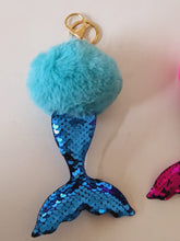Load image into Gallery viewer, Mermaid Tail Key rings
