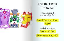 Load image into Gallery viewer, Personalised Story Book -- The Train with no Name
