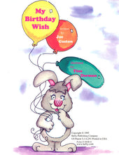 Load image into Gallery viewer, Personalized Birthday Book  My Birthday Wish