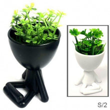 Load image into Gallery viewer, lil men Flower pot
