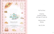 Load image into Gallery viewer, Personalised Story Book:  - MY Tea Party