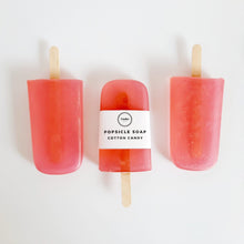 Load image into Gallery viewer, Cotton Candy Popsicle Soap