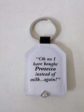 Load image into Gallery viewer, Leather Keyring Prosecco
