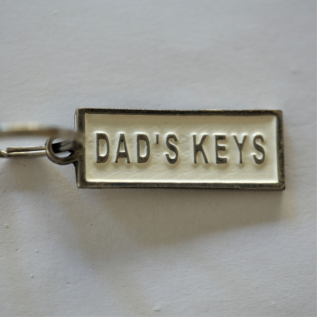 Dad's Keys Keyring