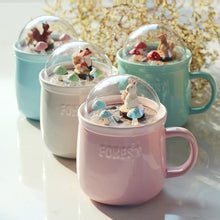 Load image into Gallery viewer, Ceramic Mug with Fantasy Dome Lid
