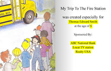Load image into Gallery viewer, Personalised Story Book  --  My Trip to the Fire station
