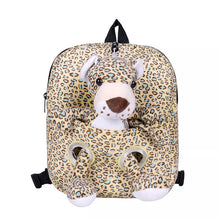 Load image into Gallery viewer, Back pack  plush with animal
