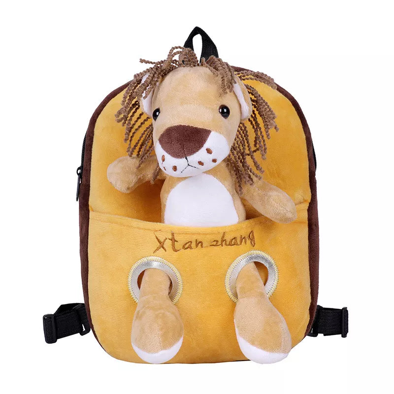 Back pack  plush with animal