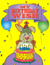 Load image into Gallery viewer, Personalized Birthday Book  My Birthday Wish
