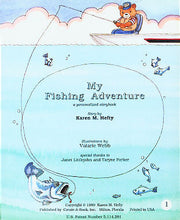 Load image into Gallery viewer, Personalised Story Book  - My Fishing Adventure
