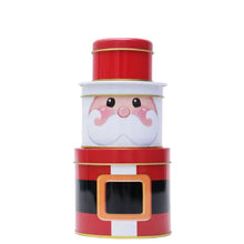 Load image into Gallery viewer, Christmas Tins 3piece
