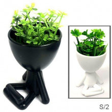 Load image into Gallery viewer, lil men Flower pot
