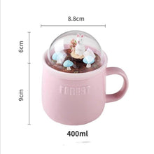 Load image into Gallery viewer, Ceramic Mug with Fantasy Dome Lid
