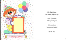 Load image into Gallery viewer, Personalised Story Book - Big Circus
