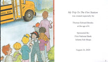 Load image into Gallery viewer, Personalised Story Book  --  My Trip to the Fire station
