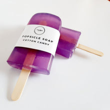 Load image into Gallery viewer, Cotton Candy Popsicle Soap
