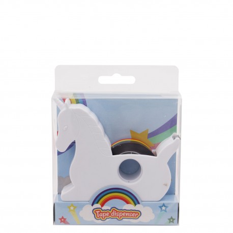 rainbow unicorn tape dispenser for kids