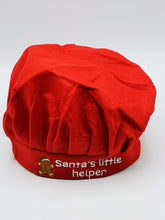 Load image into Gallery viewer, Santa Helper Cook Hat
